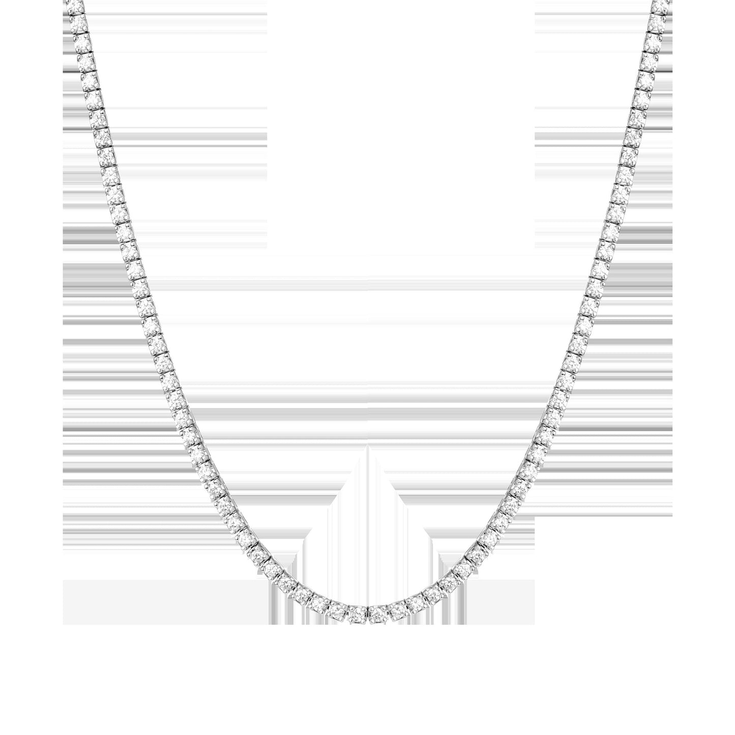 Classic Diamond Tennis Necklace