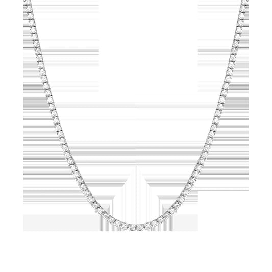 Classic Diamond Tennis Necklace