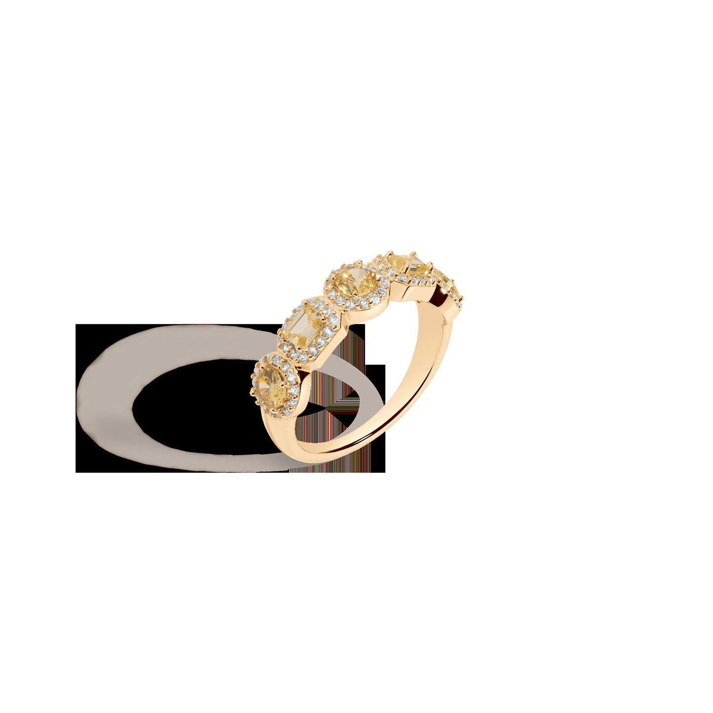 Lab Grown Canary Edwardian Ring