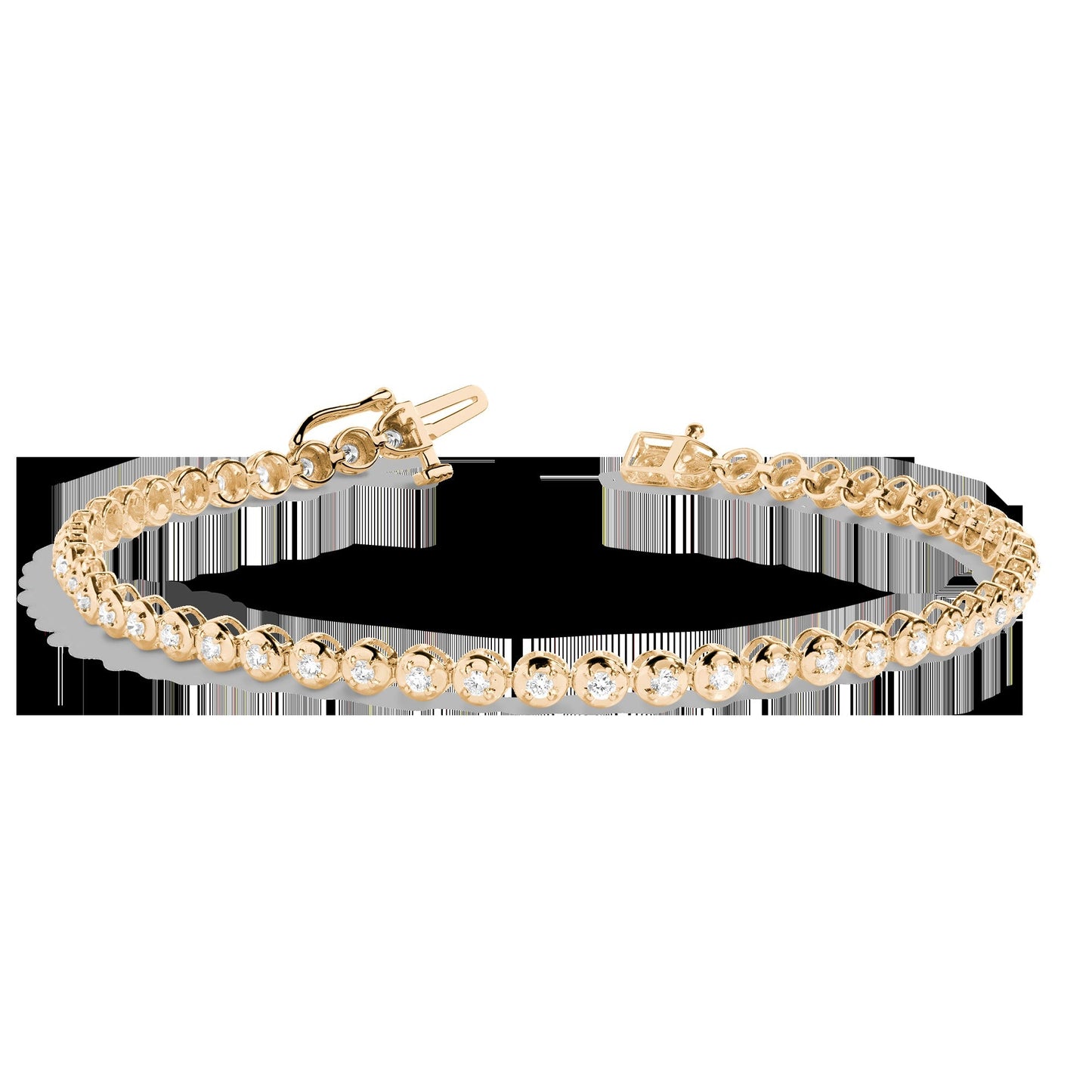 Mini Lab Grown Diamond Tennis Bracelet
