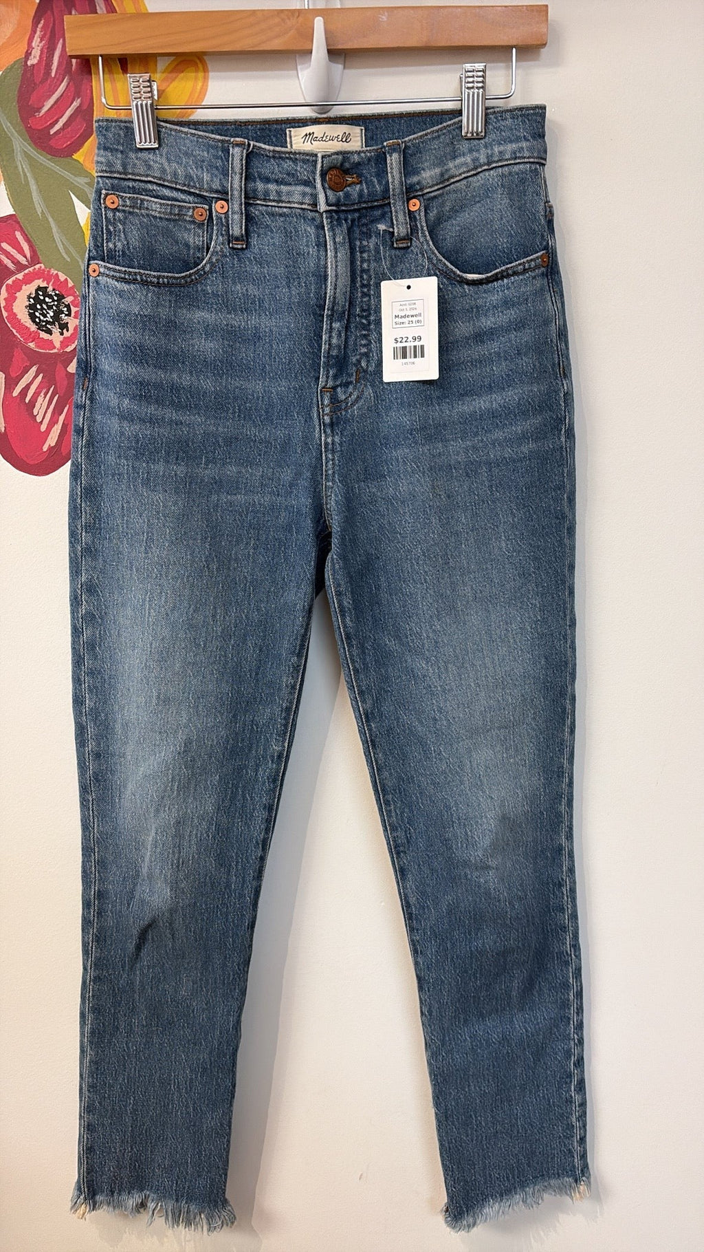 Madewell Perfect Vintage 28" Inseam Jeans, 25 (0)