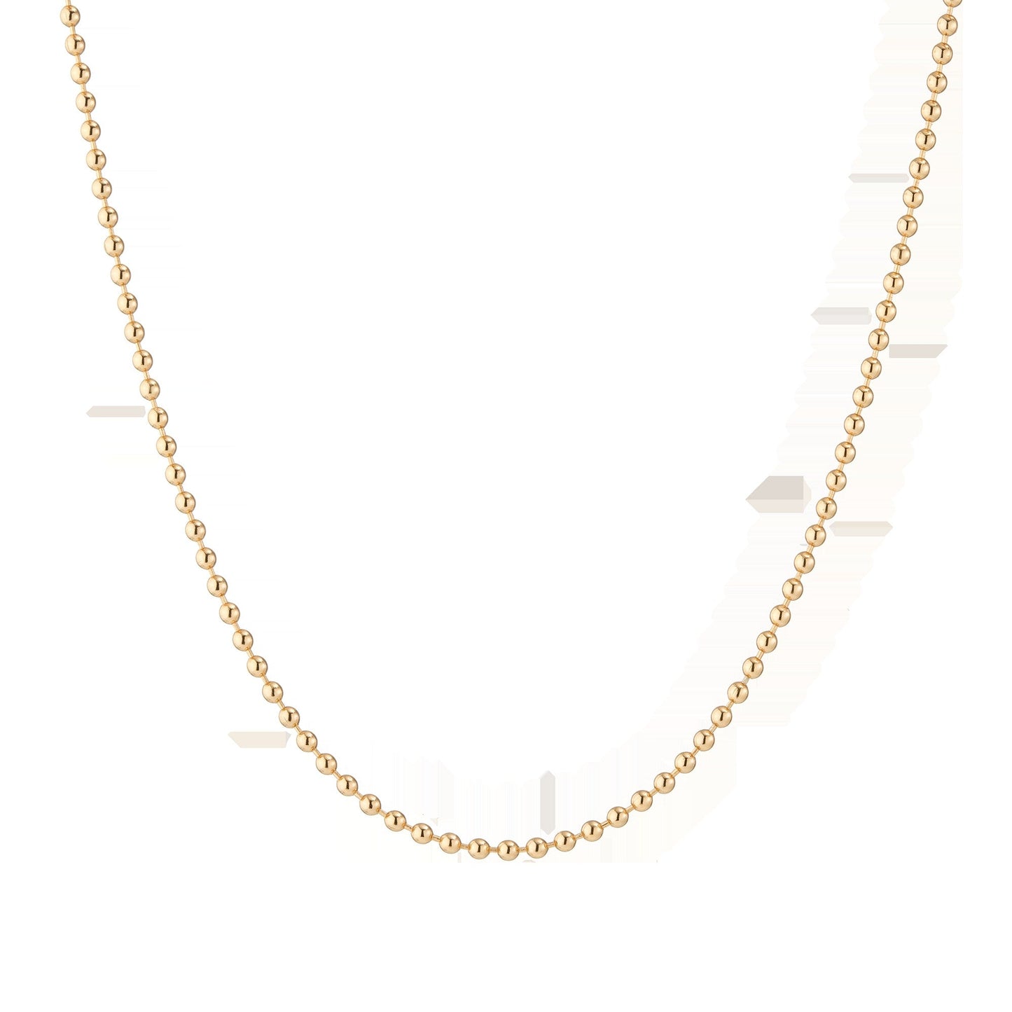 Gold Ball Chain Necklace