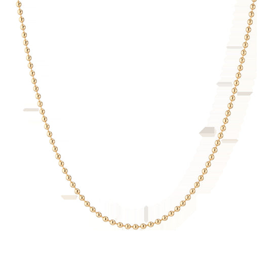 Gold Ball Chain Necklace