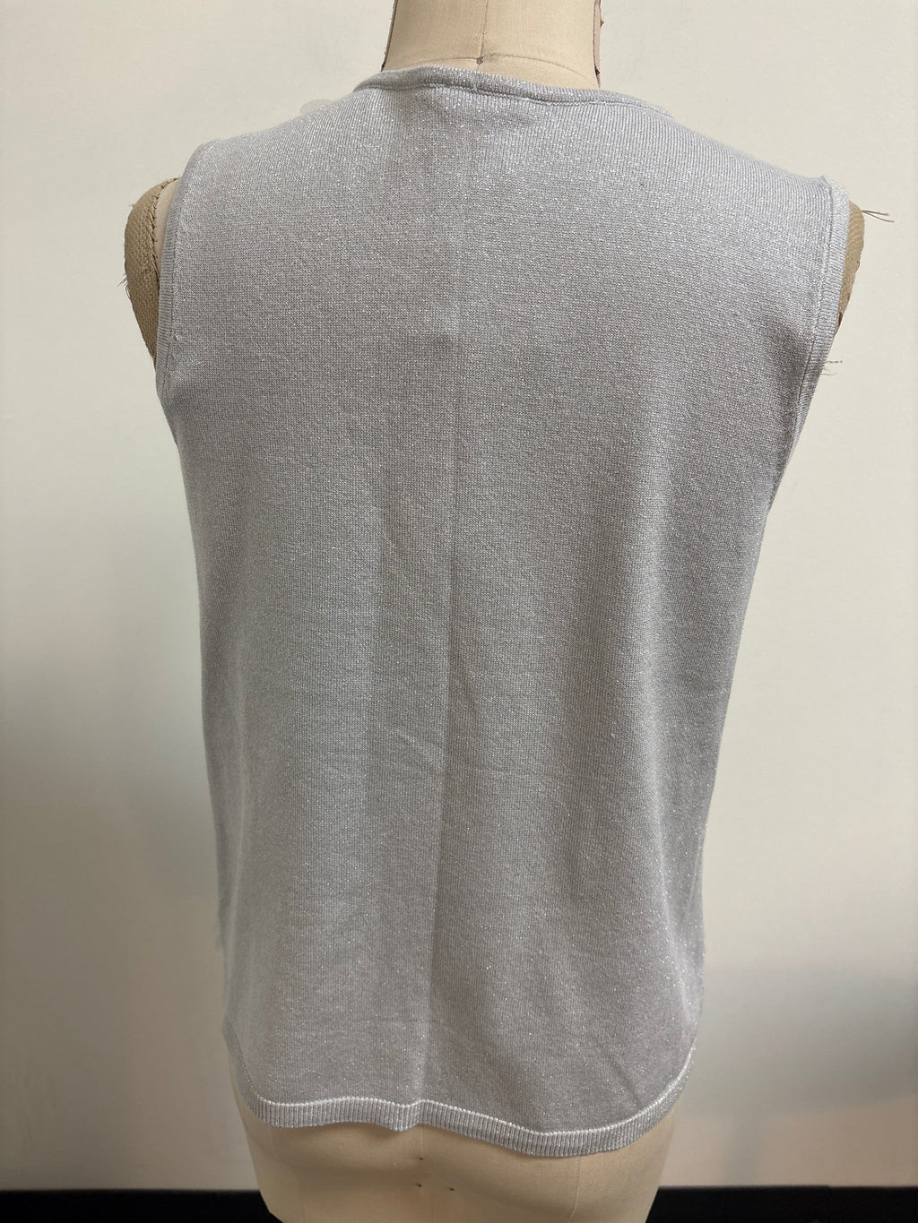 New Chico's Iridescent Gray Sweater, M