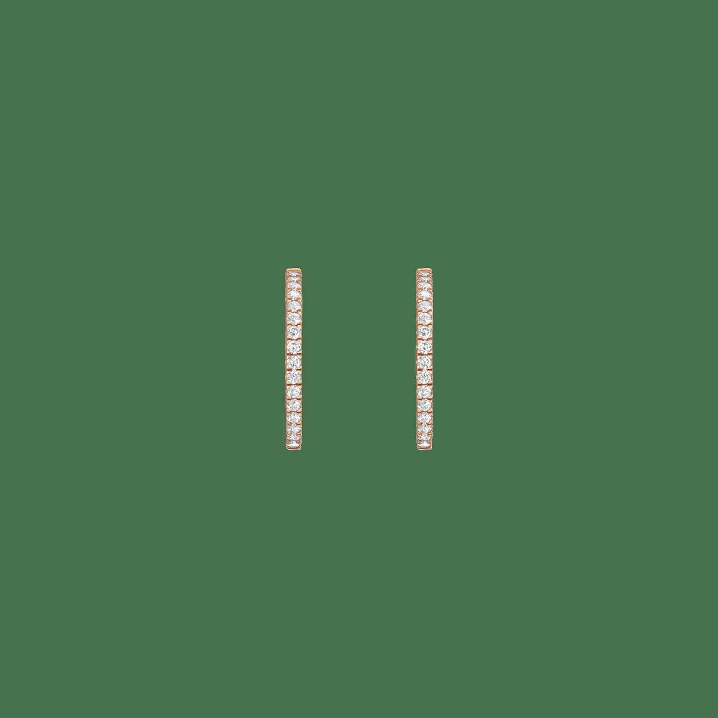 Lab Grown Diamond Hoop Earrings