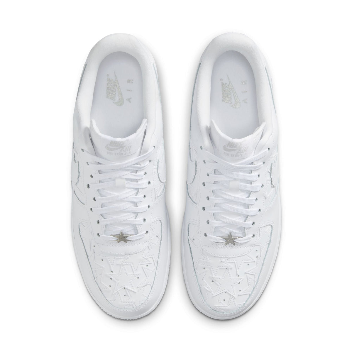 Nike Air Force 1 '07 Edge (White/White/Metallic Silver)