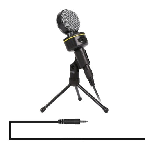 Yanmai SF-930 Professional Condenser Sound Recording Microphone with Tripod Holder Cable Length 2.0m Black