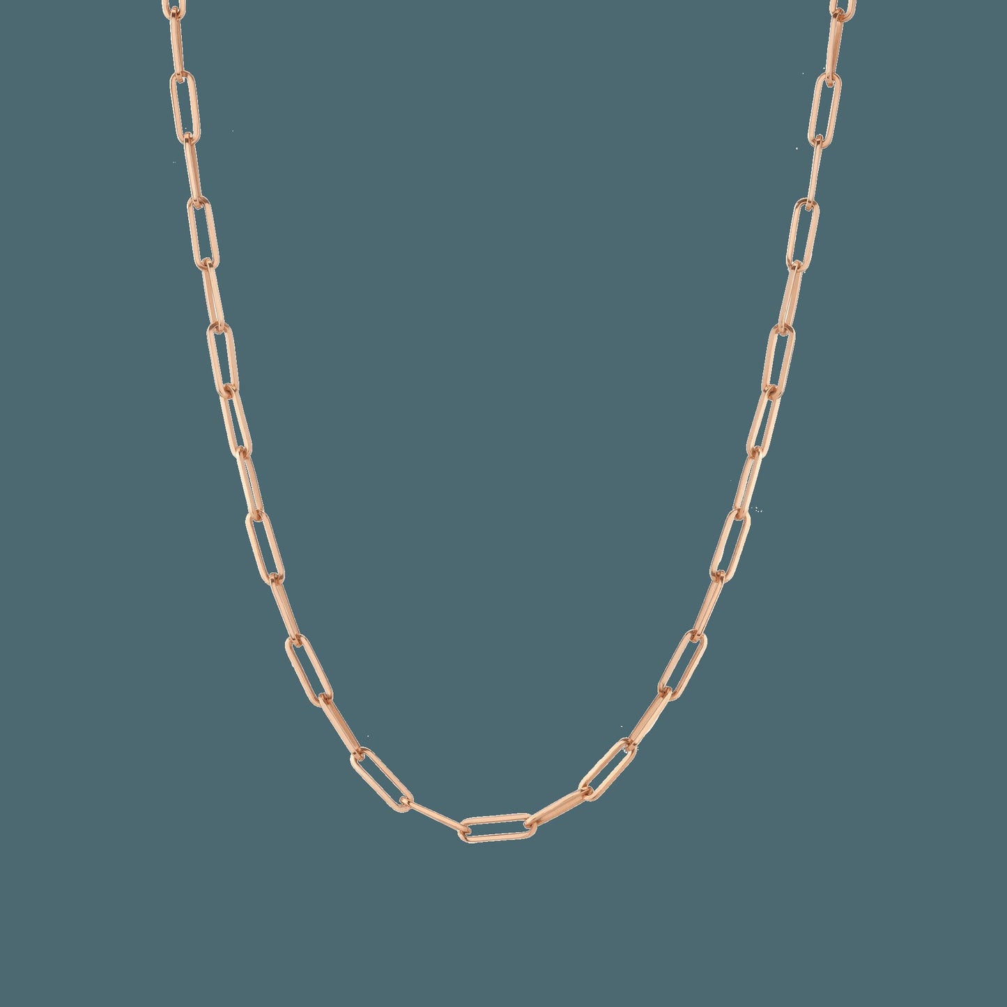 Large Paperclip Chain Necklace