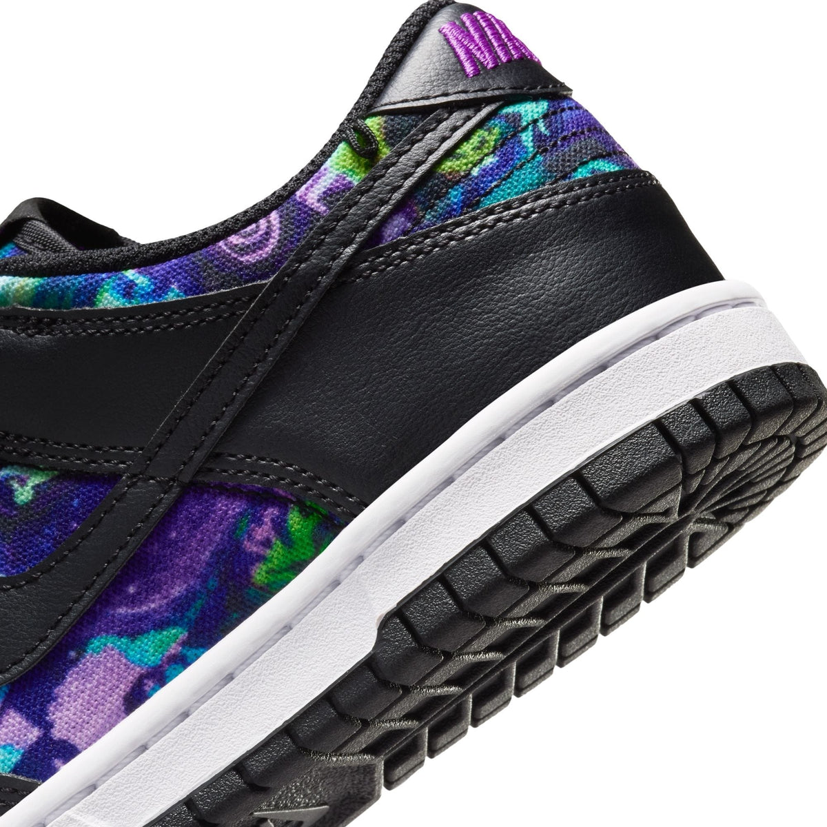 Nike Dunk Low GS (MULTI-COLOR/BLACK-VIVID PURPLE)