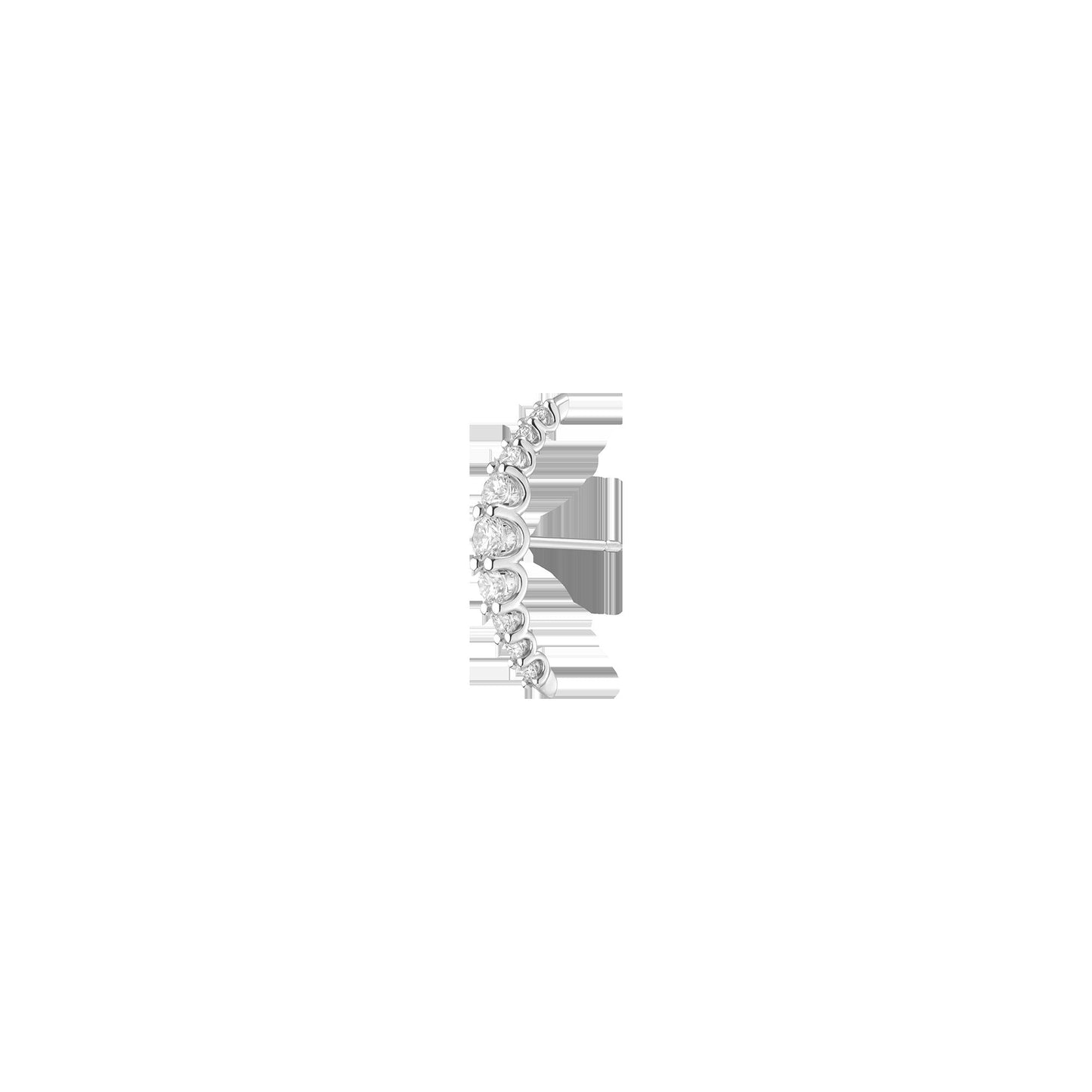 Lab Grown Diamond Eternity Stud Earrings