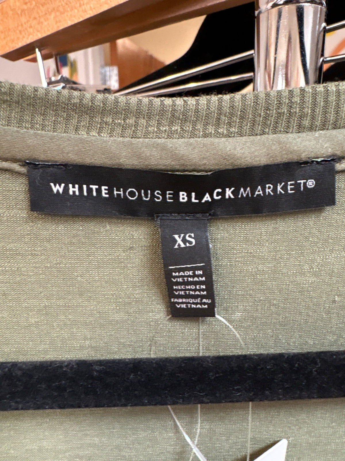 New White House Black Market Green Legging Tee, XS