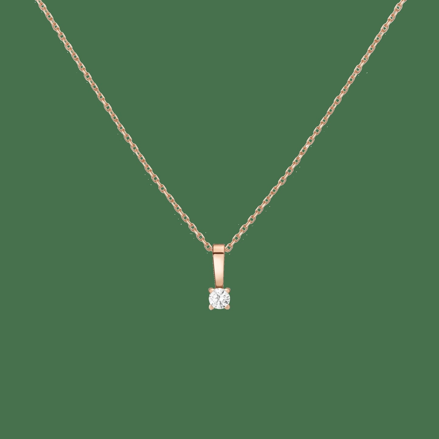 Lab Grown Diamond Solitaire Pendant