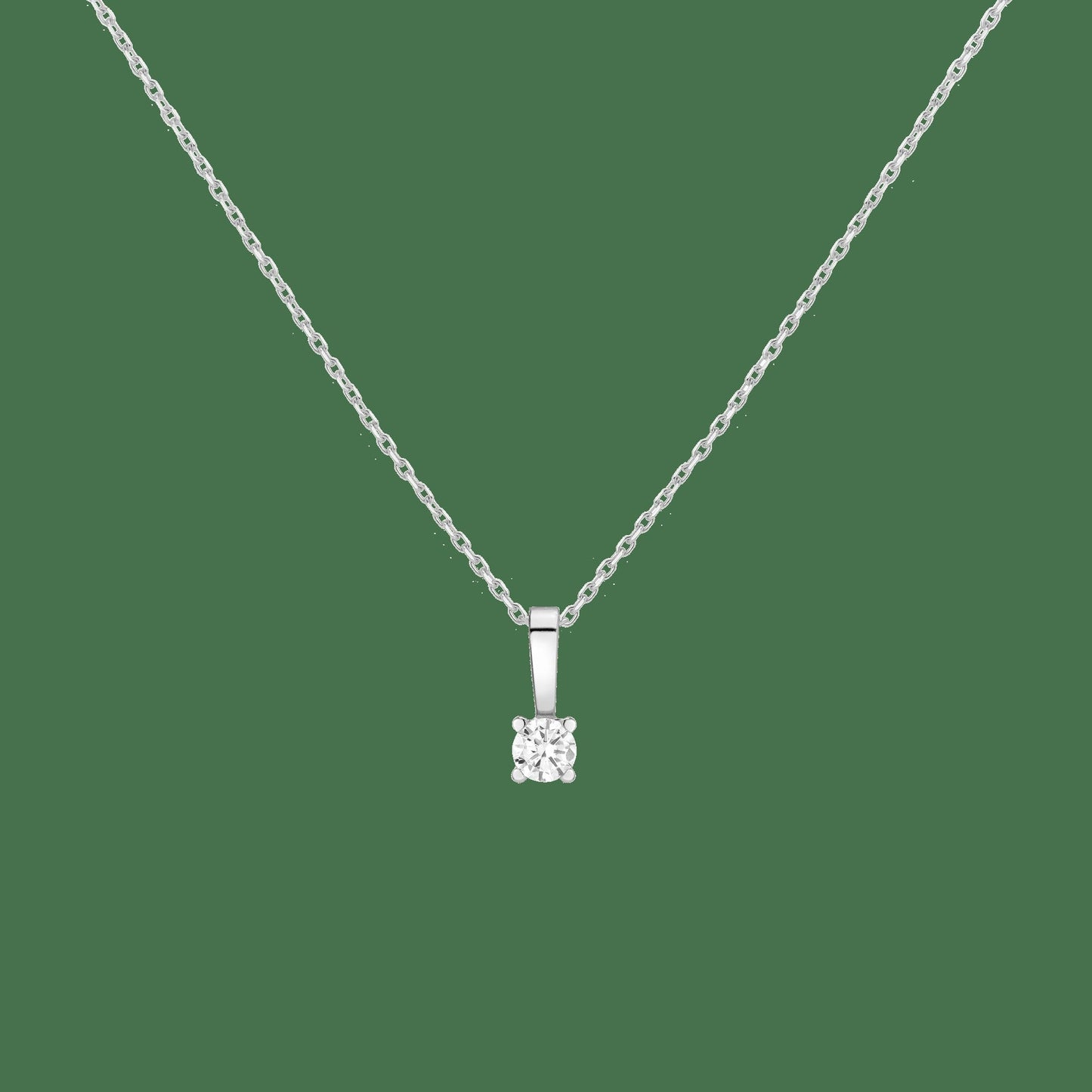 Lab Grown Diamond Solitaire Pendant
