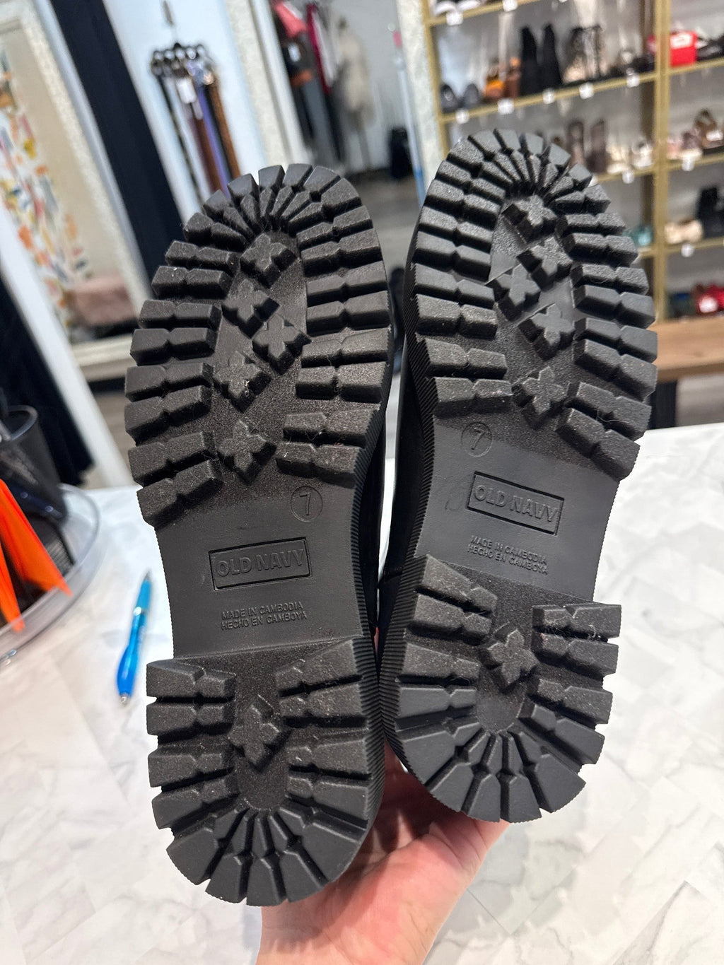 Old Navy Black Boots, 7