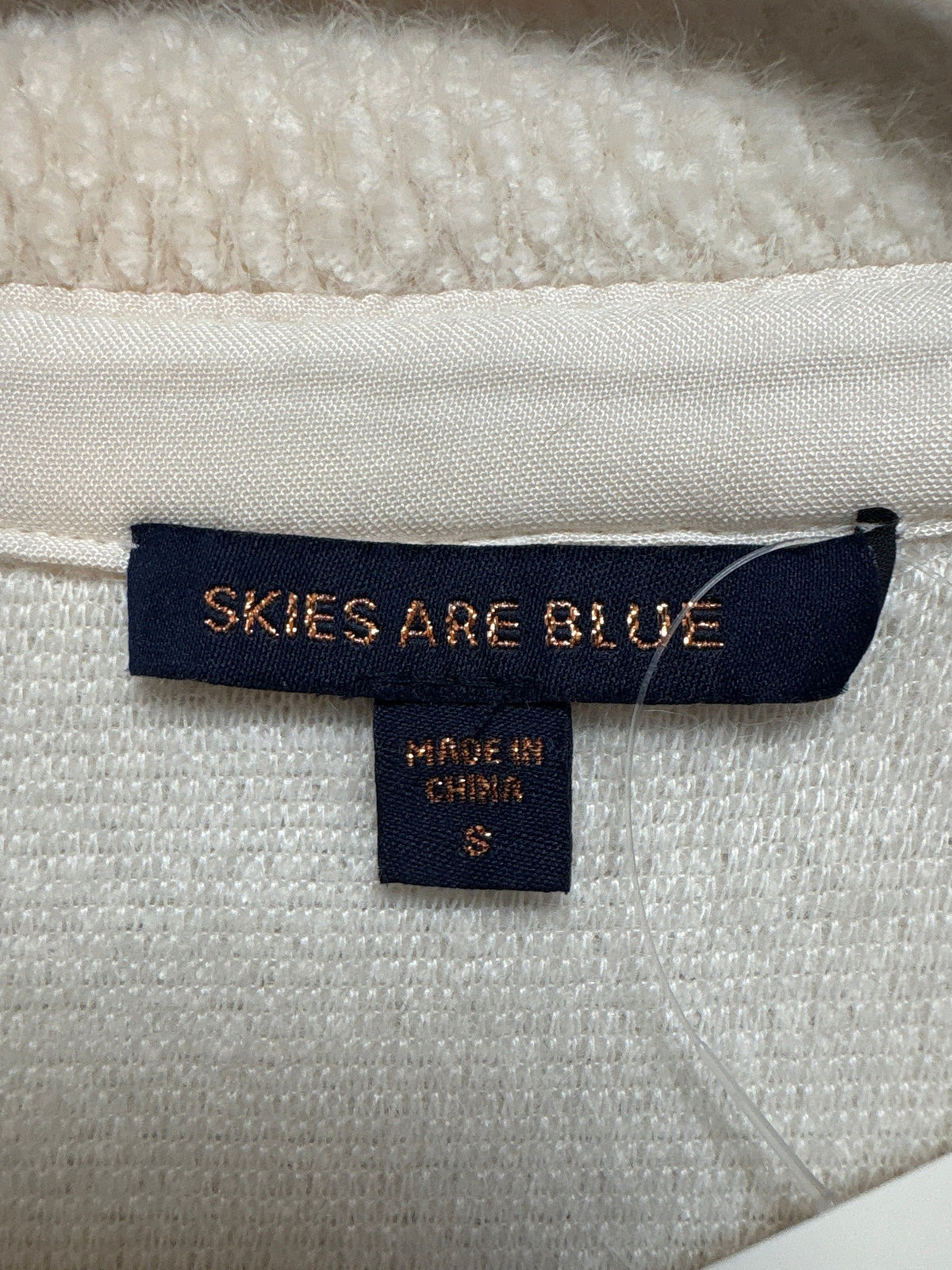 Skies Are Blue White Jacket, S