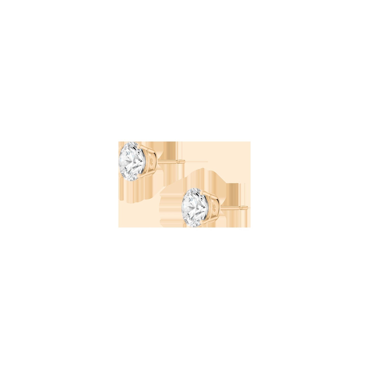 Luxury Round Lab Grown Diamond Studs