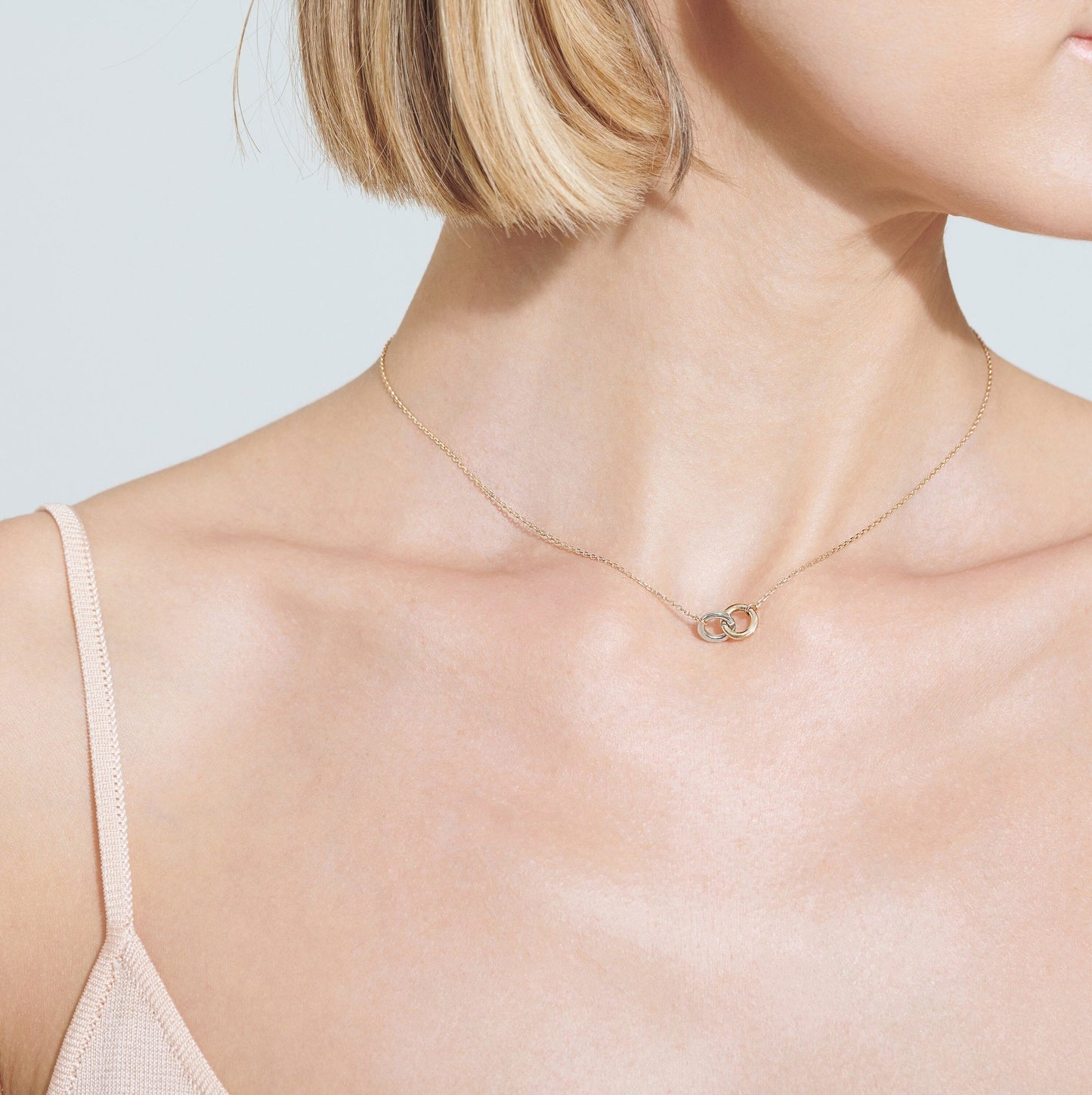 Two-Tone Connection Necklace
