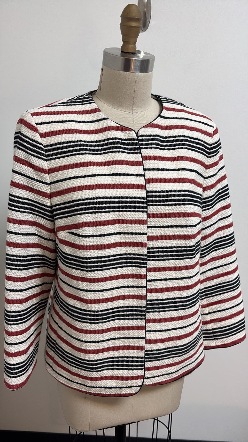 Anne Klein Open Front Jacket, 14