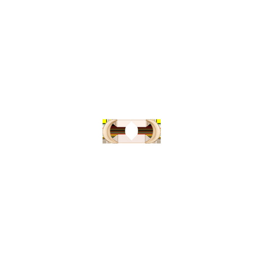Gold Moon Stud Earrings - Flat Back