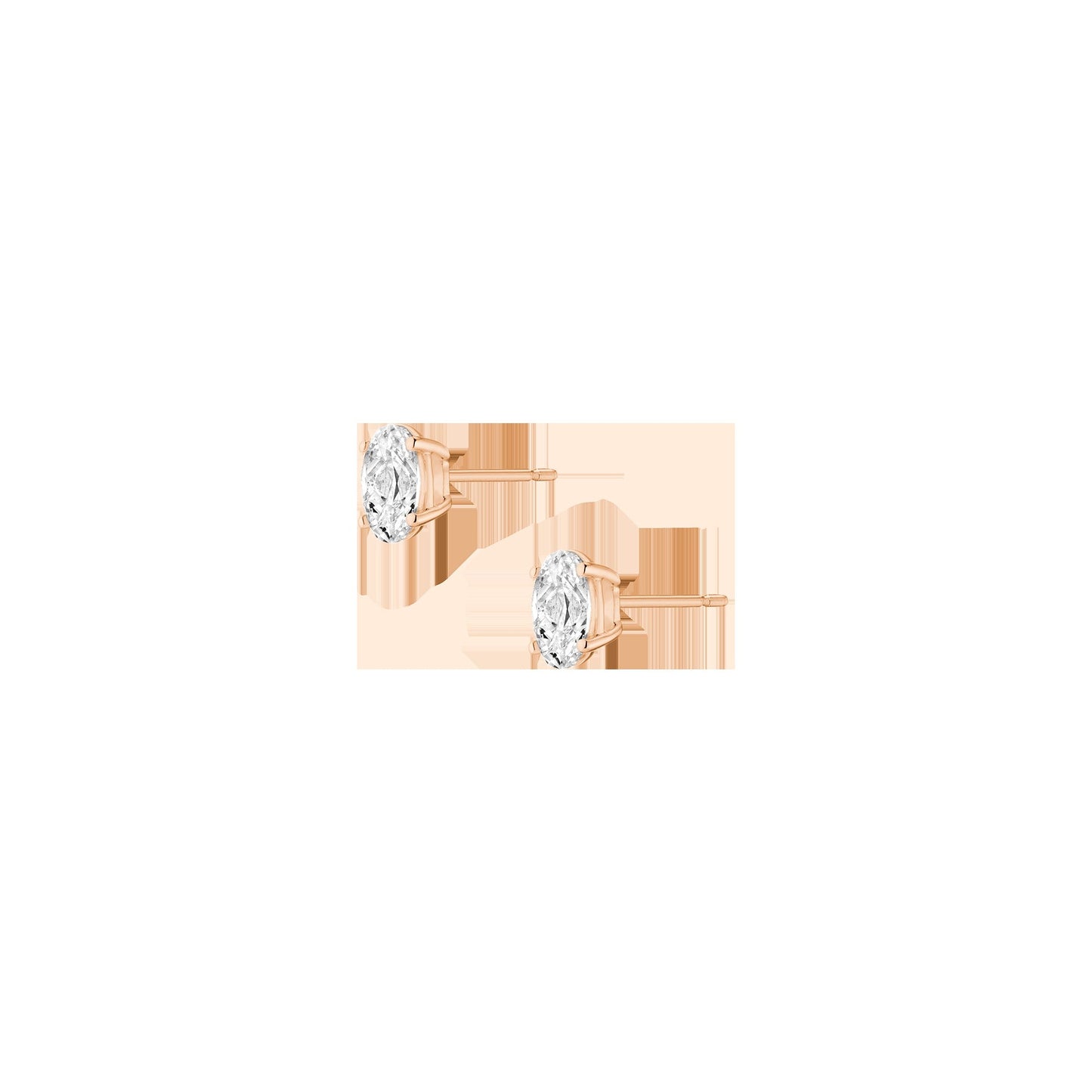 Luxury Oval Lab Grown Diamond Studs