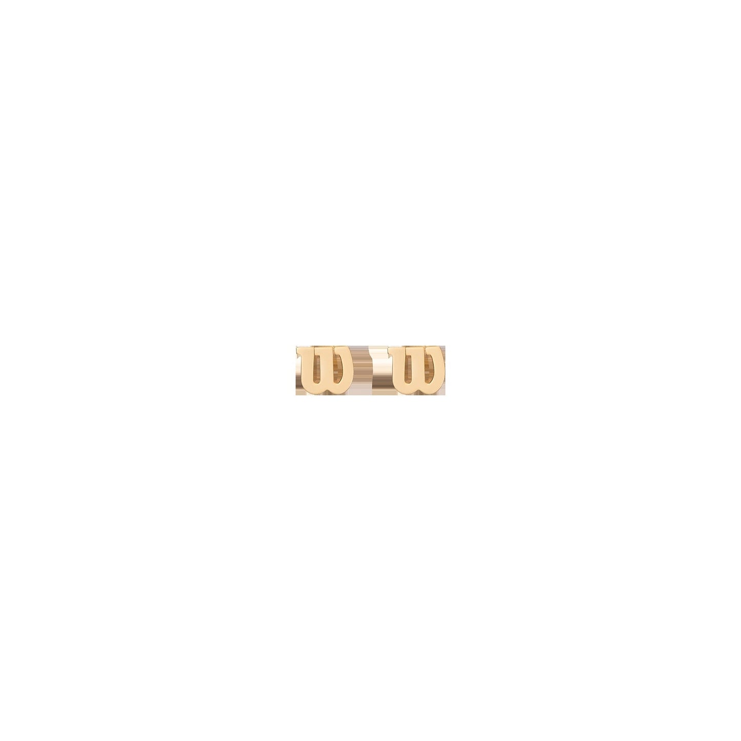 Aurate x Wilson: W Stud Earrings