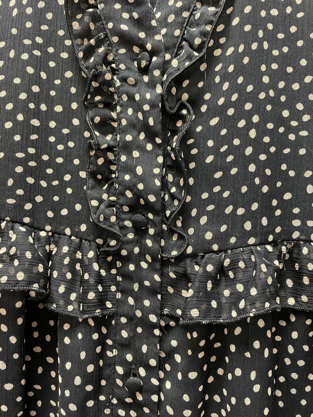 Zara Polka Dot Dress Sz M