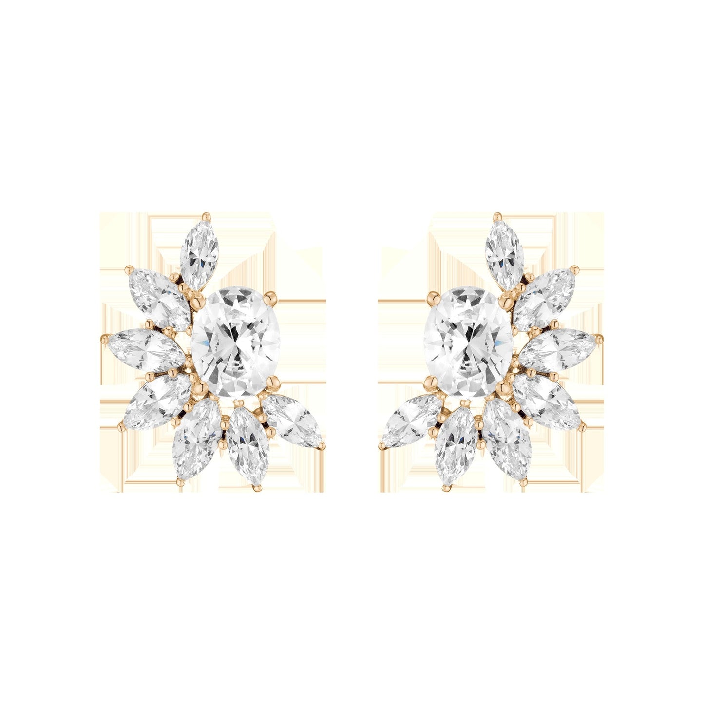 Aurate x Frye: Marquise Fringe Earrings