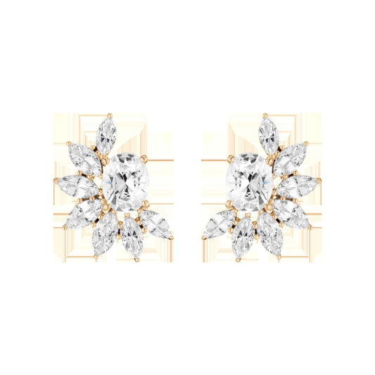 Aurate x Frye: Marquise Fringe Earrings