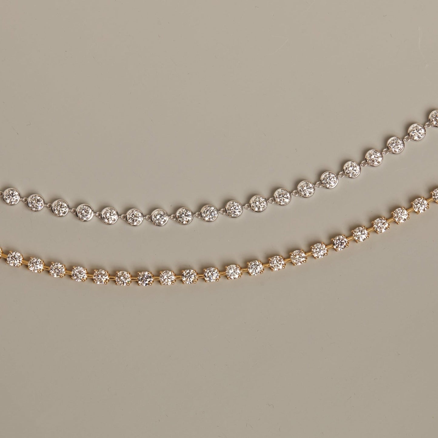 8ct Lab Grown Diamond Tennis Link Bracelet