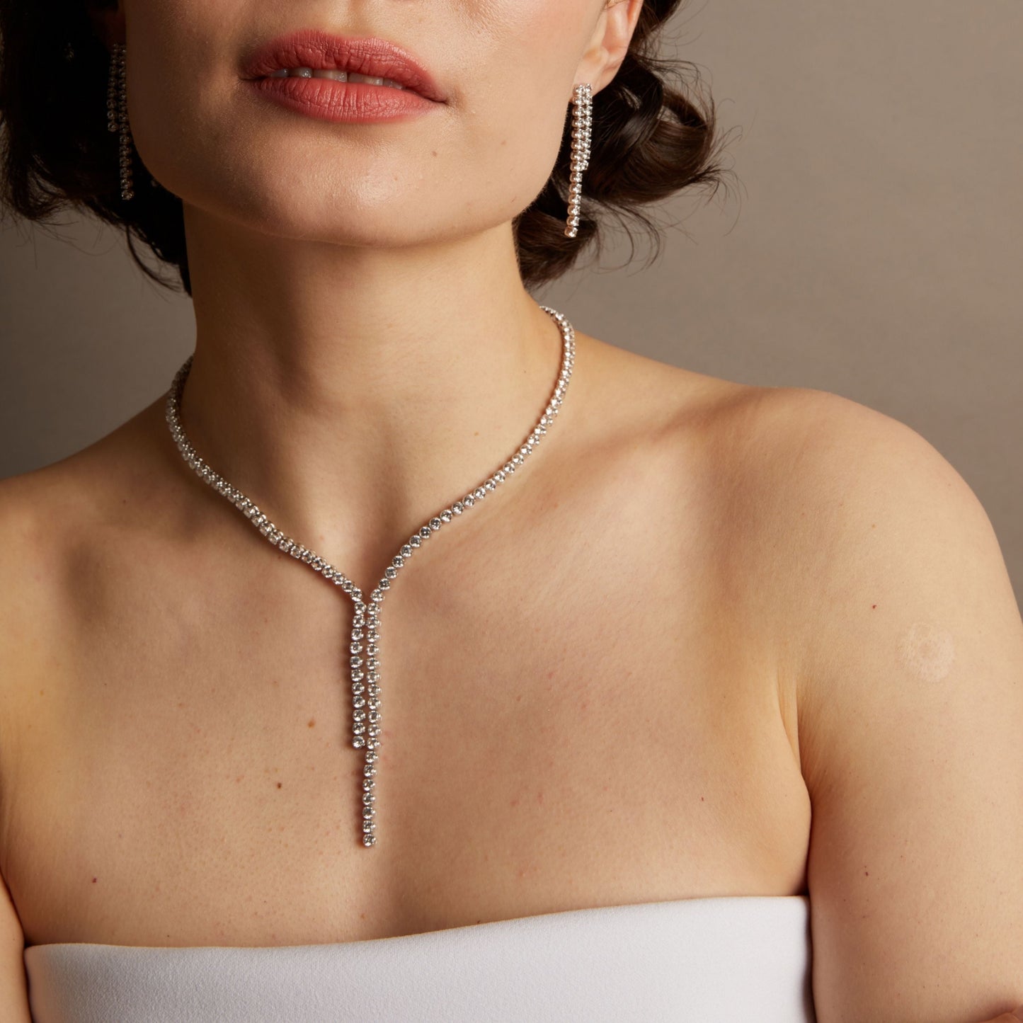 Aurate x Marilyn Monroe: Birth of a Star Tennis Necklace