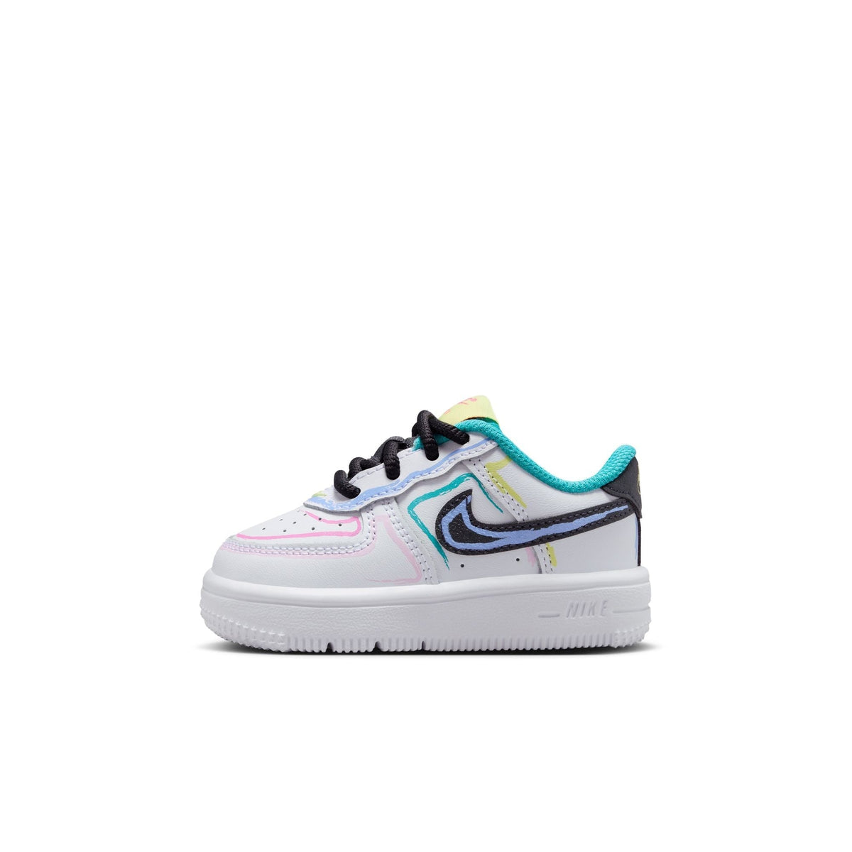 Nike Air Force 1 Low BT Lace (White/Anthracite/Hyper Pink)