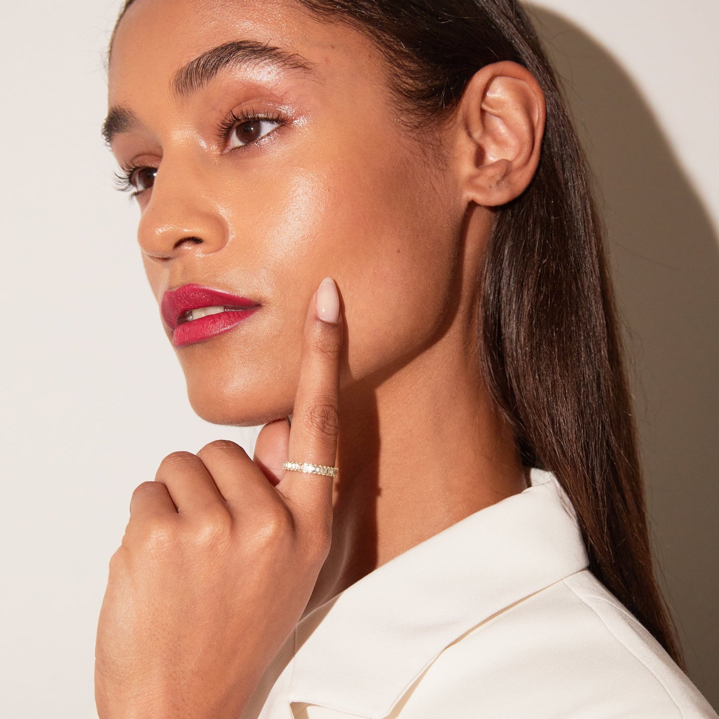 Bold Lab Grown Diamond Baguette Ring