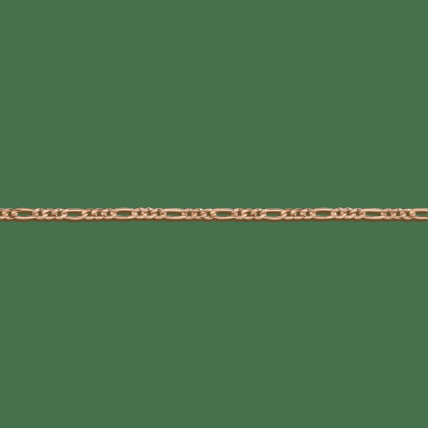 Medium Gold Figaro Chain Bracelet