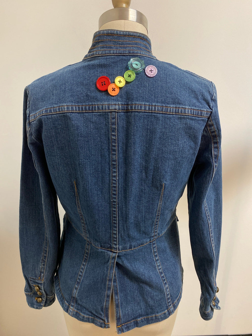 Style & Co Denim Upcycled Jacket, S