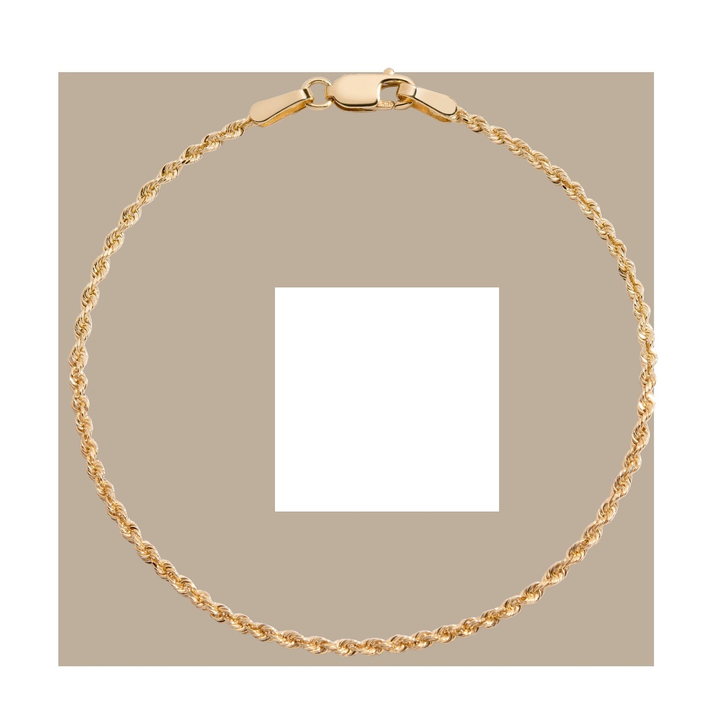 Small Rope Chain Bracelet