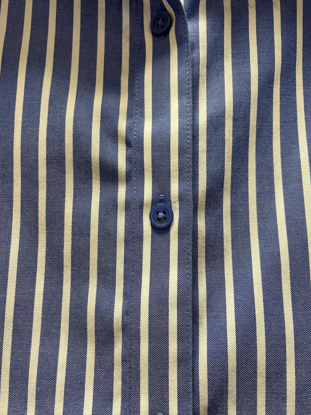 Jones New York Button Up Striped Shirt Sz L