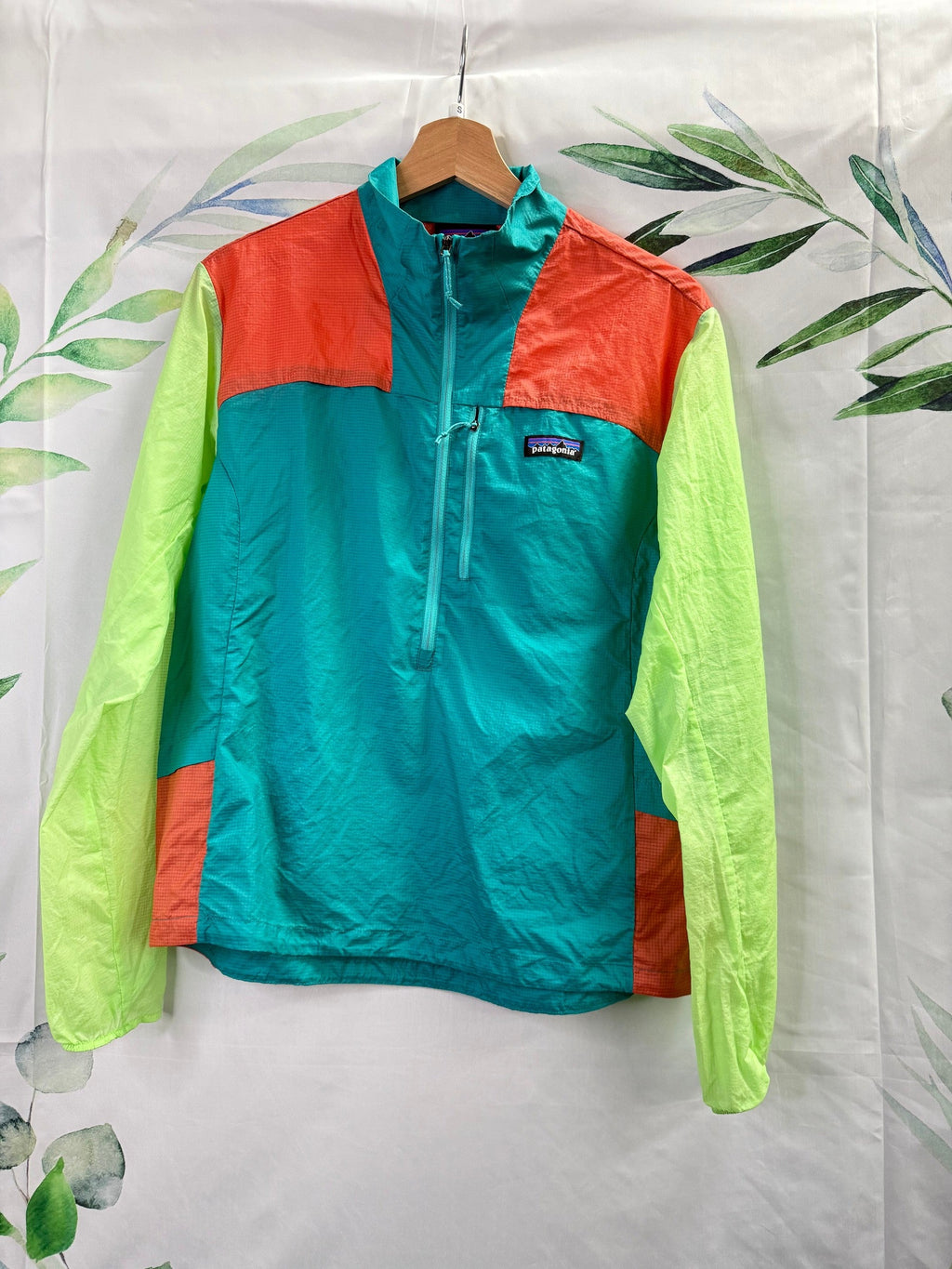 Patagonia Stash Half Zip Windbreaker Pullover (S)