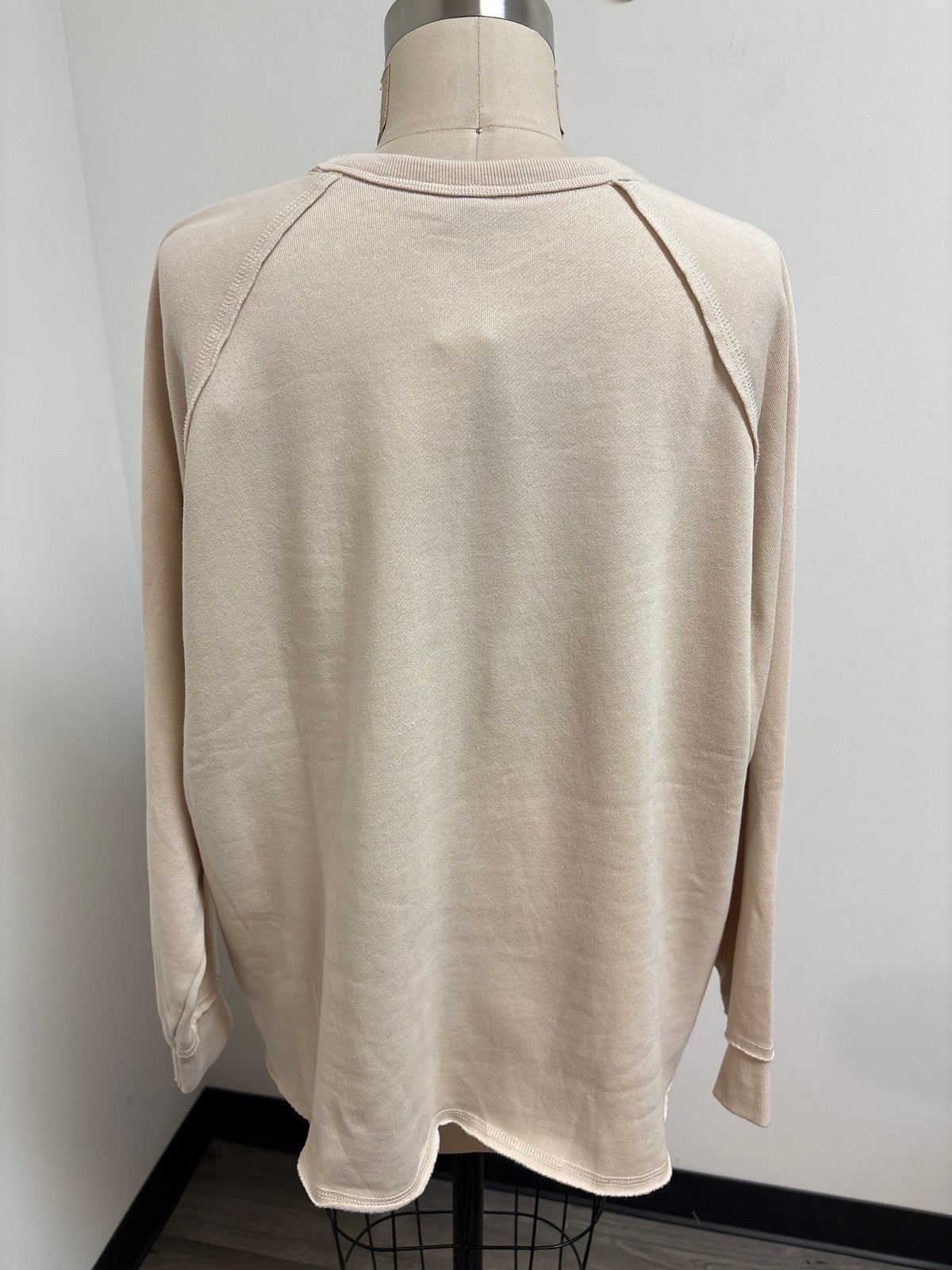 New Torrid Love Sequin Travertine Sweatshirt, 1X