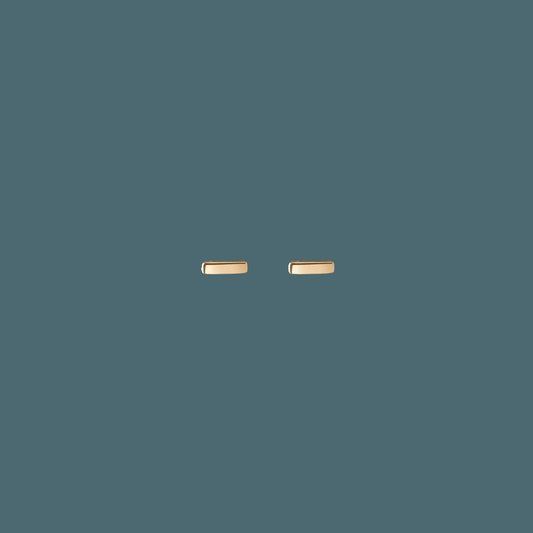 Mini Gold Bar Earring