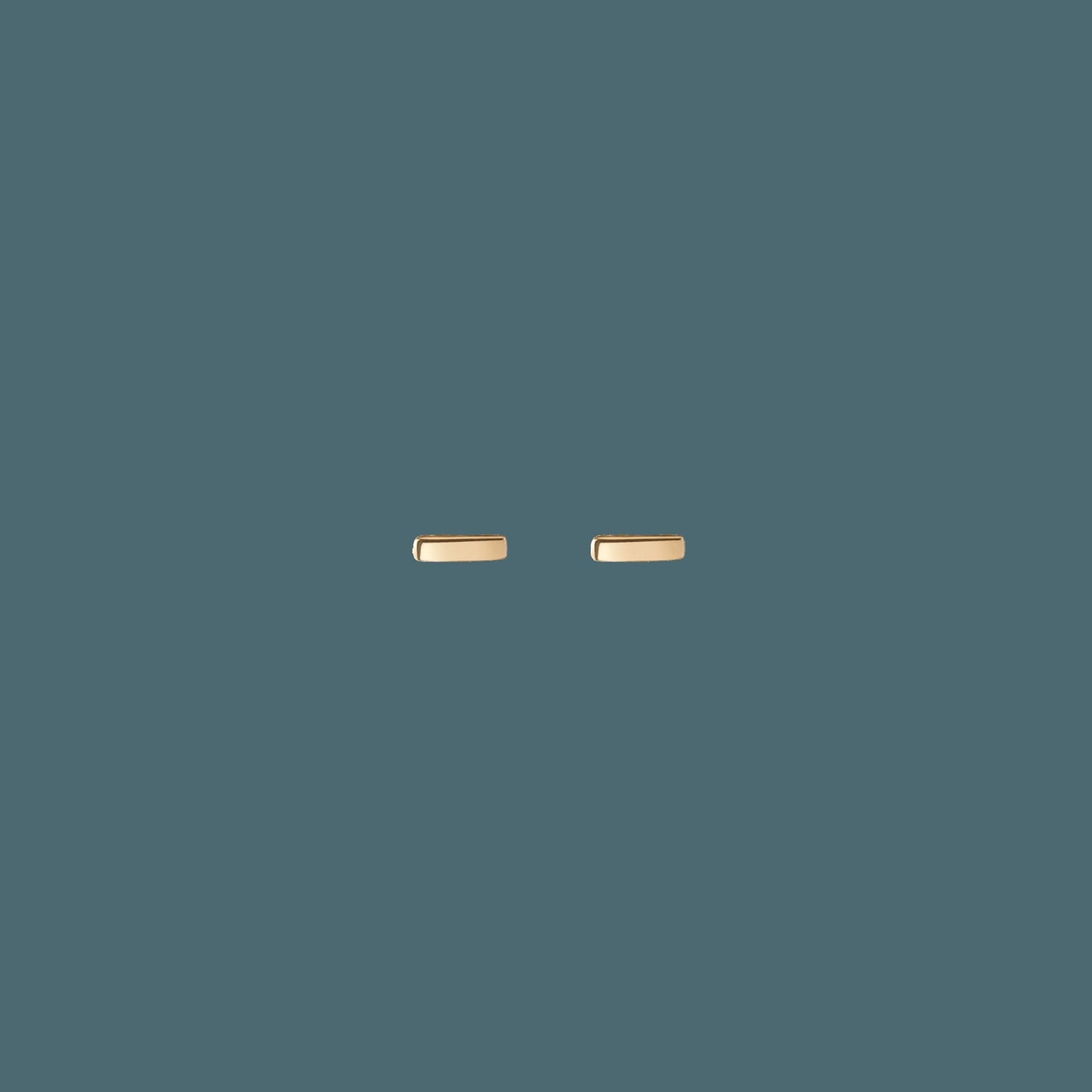 Mini Gold Bar Earring
