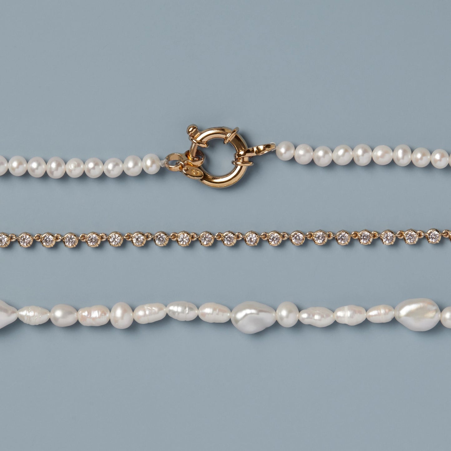 Pearl Aura Beaded Necklace