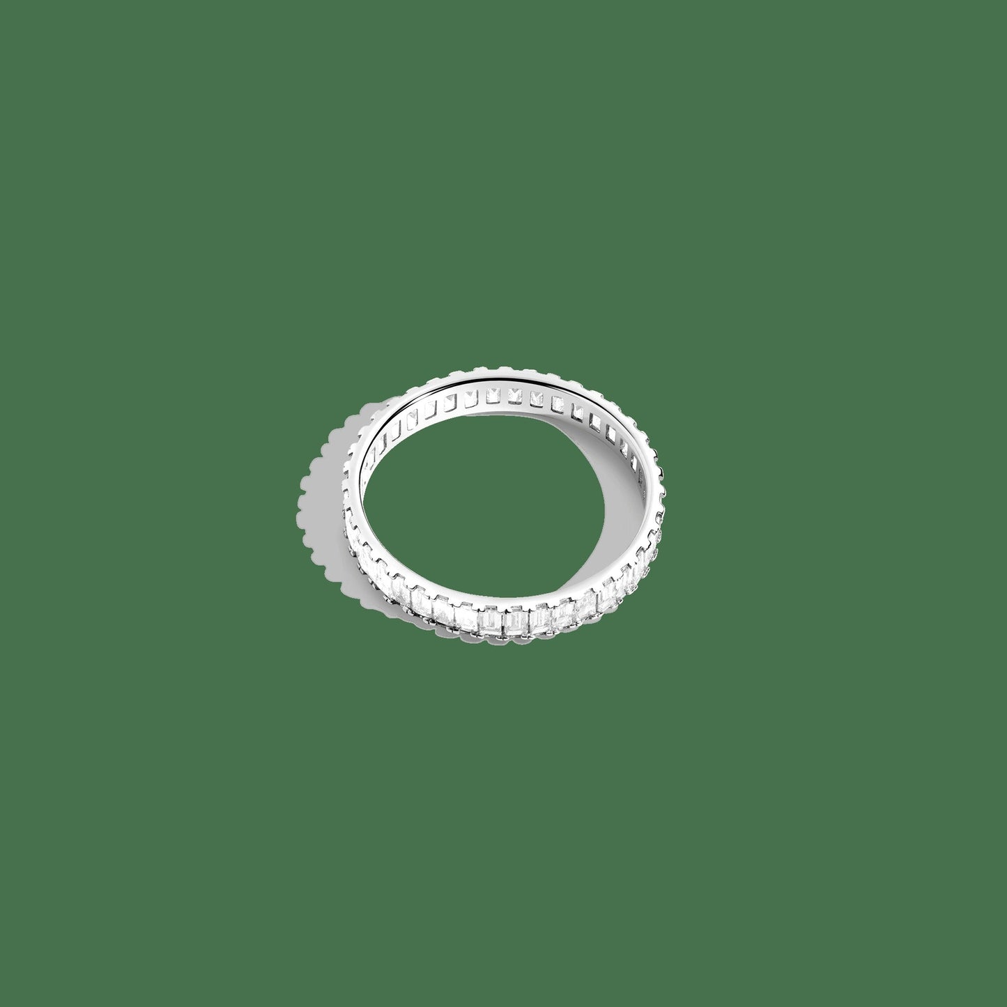 Bold Lab Grown Diamond Baguette Ring