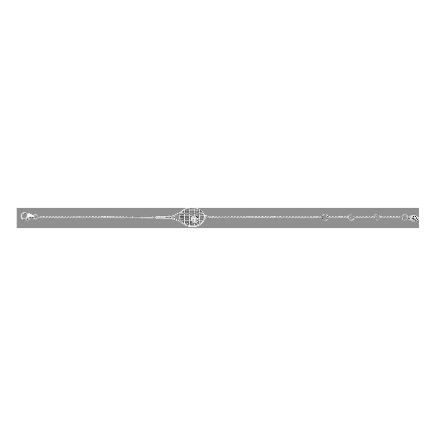 Lab Grown Diamond Tennis Racket Bracelet
