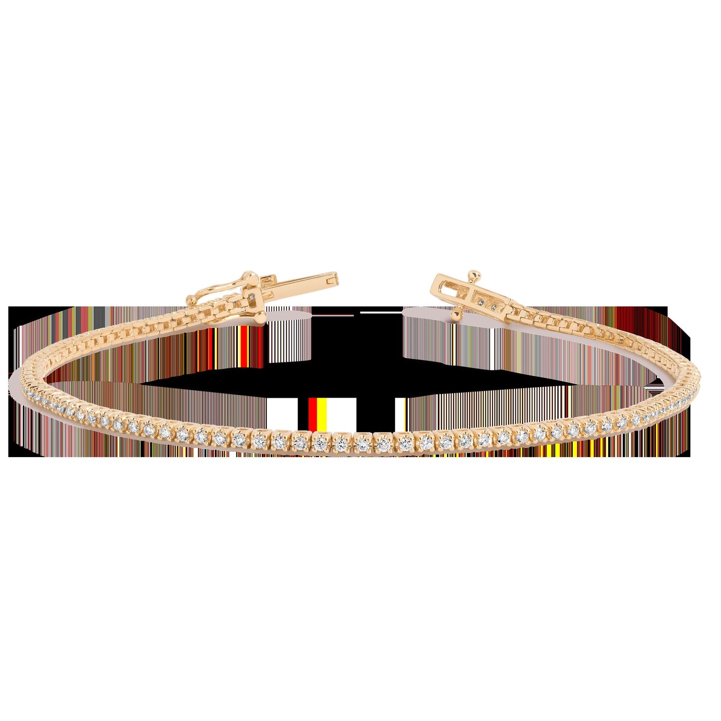 Half Carat Lab Grown Diamond Tennis Bracelet