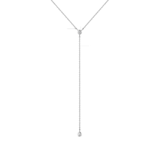 Lab Grown Diamond Bezel Lariat