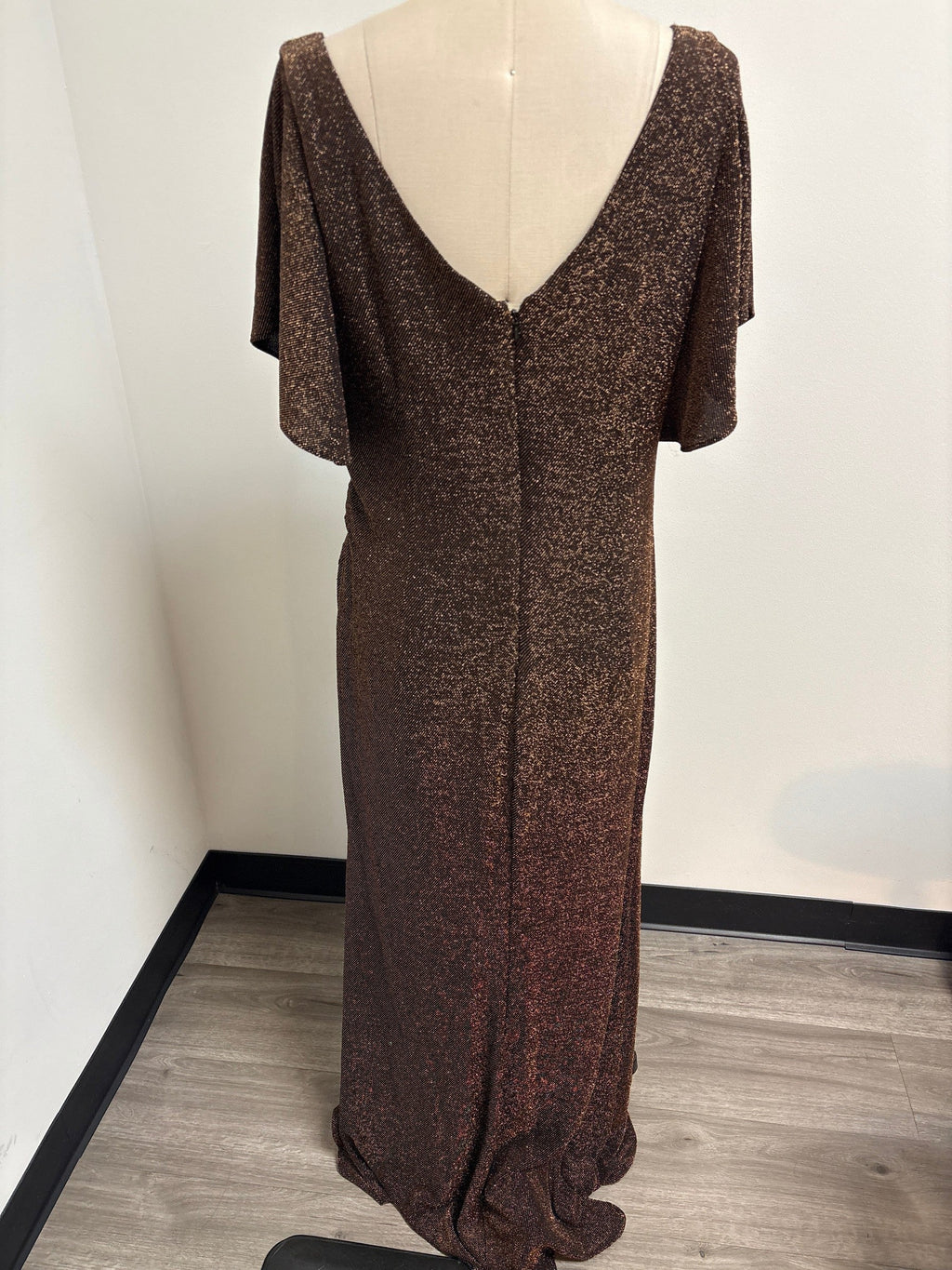 Alex Evenings Black/Copper Dress, 16
