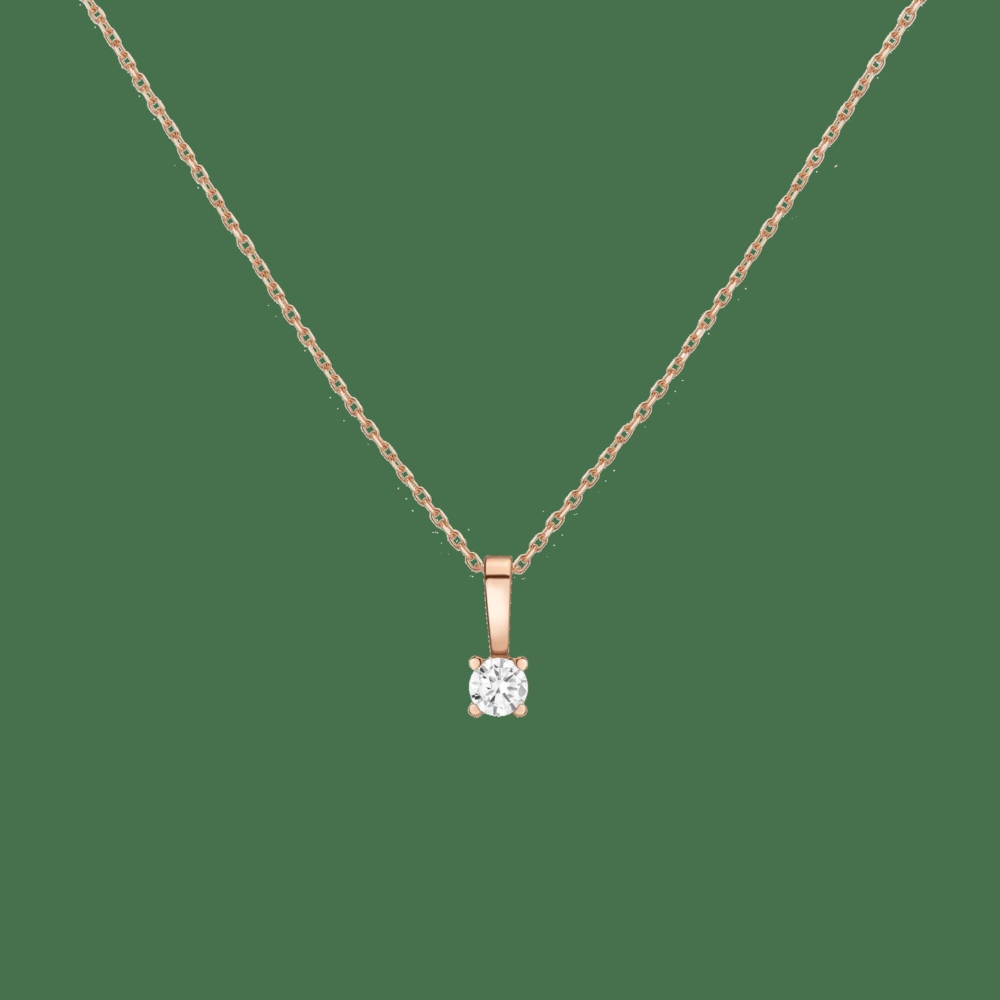 Lab Grown Diamond Solitaire Pendant