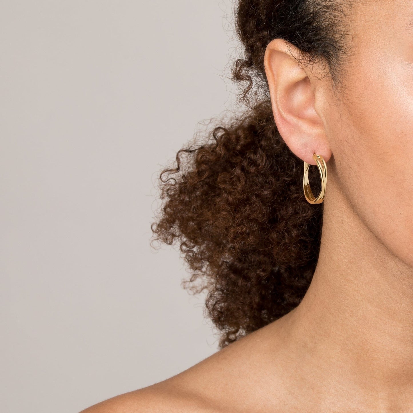 Crossover Hoop Earrings