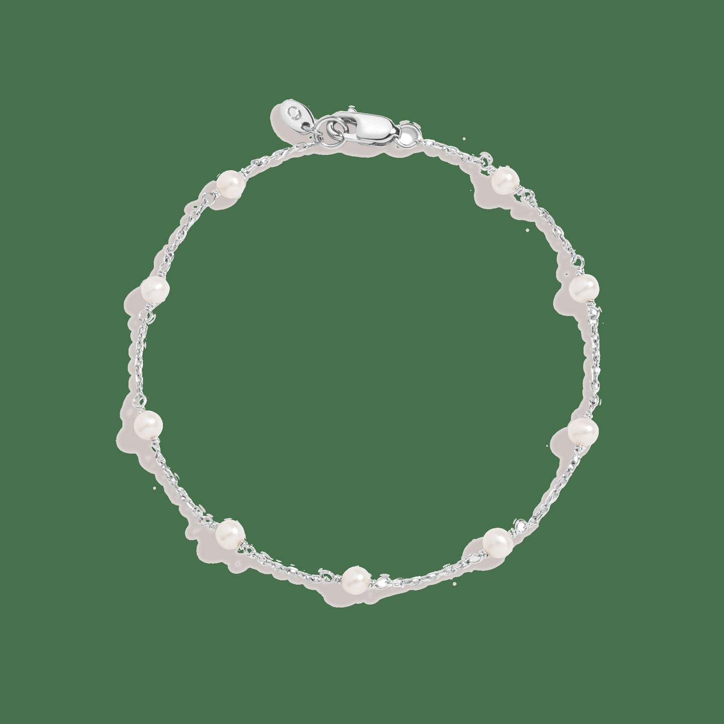 Classic Pearl Station Bracelet
